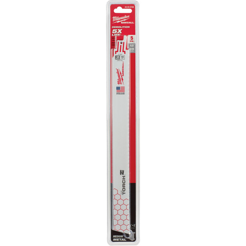 The Torch Sawzall&reg; Blade, Bi-Metal, 18 TPI, 12" L x 1" W Helyx Safety & Industrial Supplies