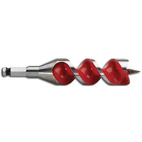 Longue m&egrave;che h&eacute;licoidale pour perceuse, Diam&egrave;tre de 1-1/4, Cannelure 4", Tige 7/16" hexagonal Helyx Safety & Industrial Supplies