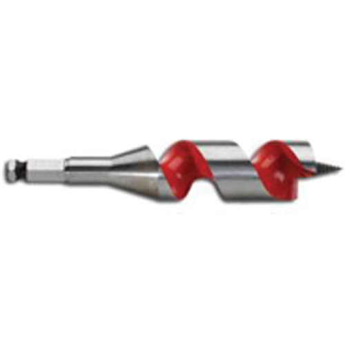 Longue m&egrave;che h&eacute;licoidale pour perceuse, Diam&egrave;tre de 1-1/4, Cannelure 3", Tige 7/16" hexagonal Helyx Safety & Industrial Supplies