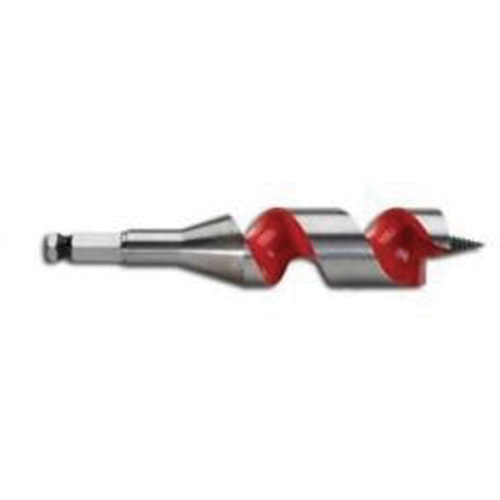 Longue m&egrave;che h&eacute;licoidale pour perceuse, Diam&egrave;tre de 1-3/8", Cannelure 3", Tige 7/16" hexagonal Helyx Safety & Industrial Supplies