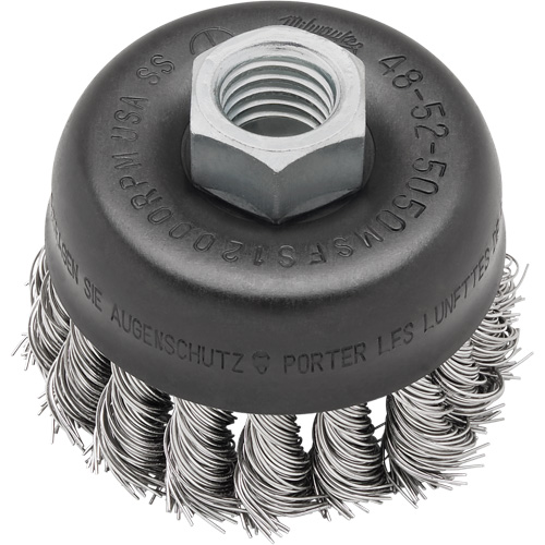 Carbon Steel Knotwire Cup Brush Helyx Safety & Industrial Supplies