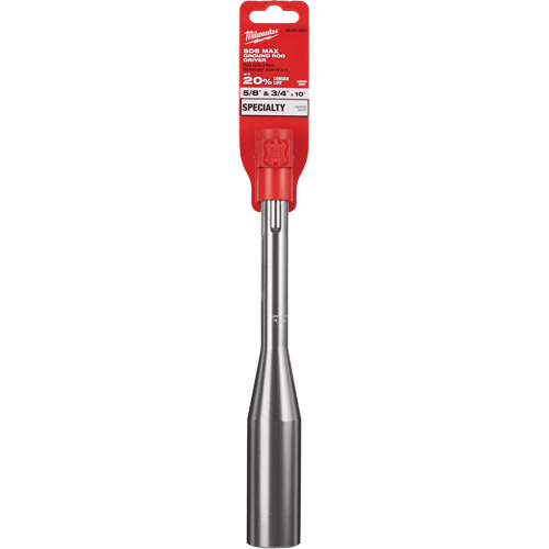 SDS-Max Ground Rod Driver, 3/4"/5/8" Tip, 3/4" Drive Size, 10" Length Helyx Safety & Industrial Supplies