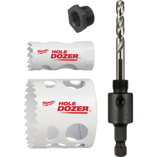 Hole Dozer Door Lock Hole Saw Kit, 4 Pieces Helyx Safety & Industrial Supplies