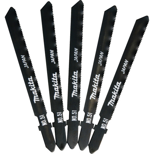 Lame de scie sauteuse, Acier rapide, Tige en T, 3-1/2" lo, 24 dents par pouce Helyx Safety & Industrial Supplies