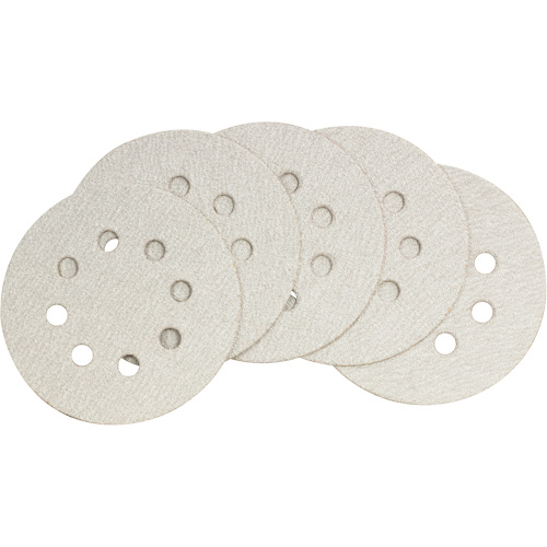 Random Orbit Sander Abrasive Sandpaper - 50-Pack, 5" Dia., 60 Grit Helyx Safety & Industrial Supplies