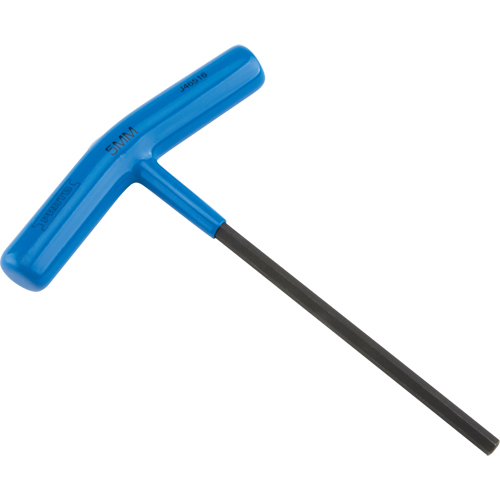 Hex Key - Metric, Hex End, 5 mm x 6" L, T Handle Helyx Safety & Industrial Supplies
