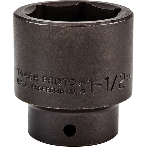 Douille, Chocs, 1-1/2", Prise 1/2", 6 pans Helyx Safety & Industrial Supplies