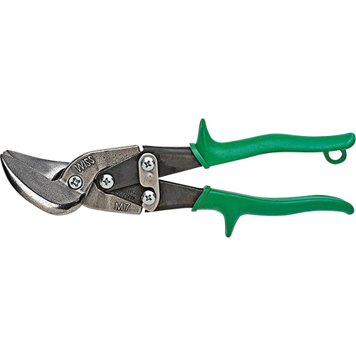 Metalmaster&reg; Offset Snips, 1-1/4" Cut Length, Straight/Right Cut Helyx Safety & Industrial Supplies