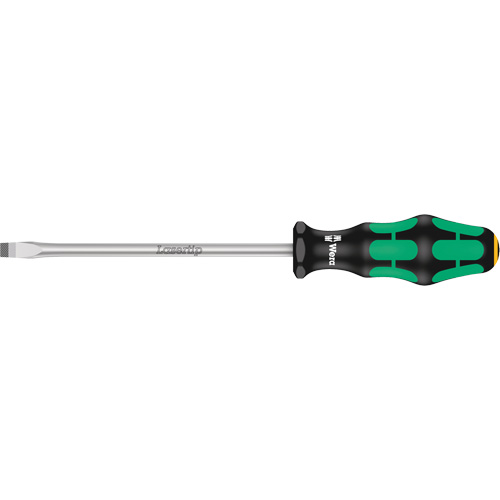 Tapered Slotted Screwdriver, 7 mm, 10-1/16" L, Plastic Handle Helyx Safety & Industrial Supplies