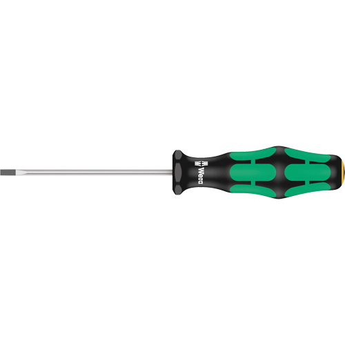 Slotted Screwdriver, 3/32" Tip, Round, 5-11/16" L, Plastic Handle Helyx Safety & Industrial Supplies