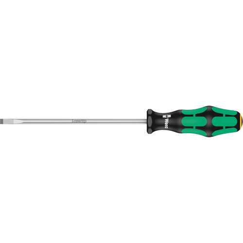 Slotted Screwdriver, 1/4" Tip, Round, 9-3/4" L, Plastic Handle Helyx Safety & Industrial Supplies