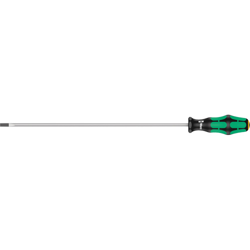 Slotted Screwdriver, 1/4" Tip, Round, 15-3/4" L, Plastic Handle Helyx Safety & Industrial Supplies