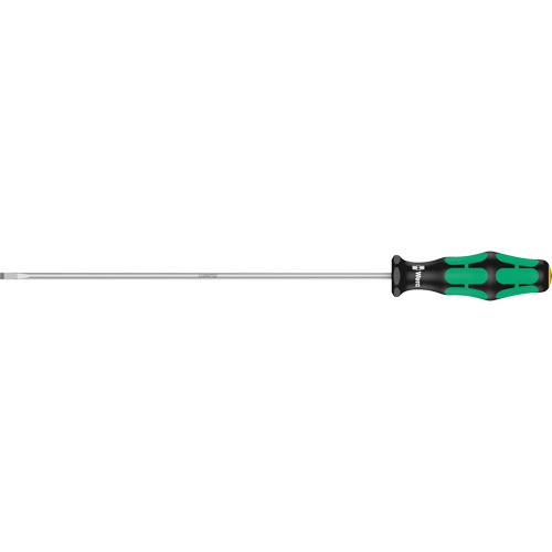 Slotted Screwdriver, 3.5 mm Tip, Round, 11-1/16" L, Plastic Handle Helyx Safety & Industrial Supplies