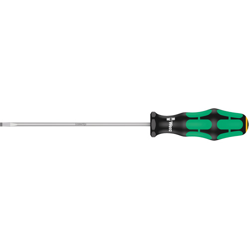 Slotted Screwdriver, 4 mm Tip, Round, 9-3/4" L, Plastic Handle Helyx Safety & Industrial Supplies