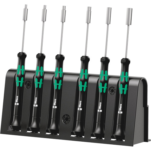 Micro Series Nut Driver Set, 6, Non Magnetic, Metric Helyx Safety & Industrial Supplies