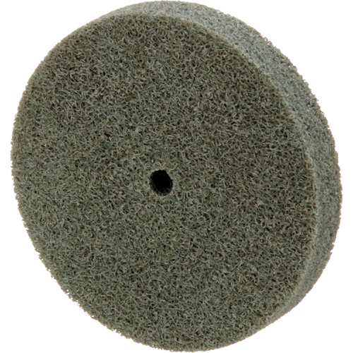 Meule homog&egrave;ne &agrave; faible densit&eacute; de s&eacute;rie 500 Standard Abrasives, 3" x 1/2", Arbre de 1/4", Grain de Moyen, Oxyde d'aluminium Helyx Safety & Industrial Supplies