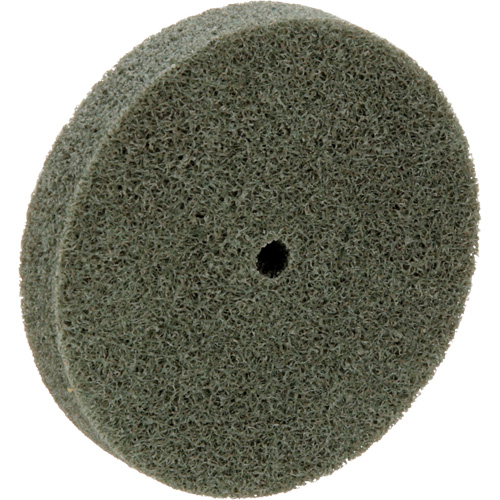 Meule homog&egrave;ne &agrave; faible densit&eacute; de s&eacute;rie 500 Standard Abrasives, 3" x 1/2", Arbre de 1/4", Grain de Moyen, Oxyde d'aluminium Helyx Safety & Industrial Supplies