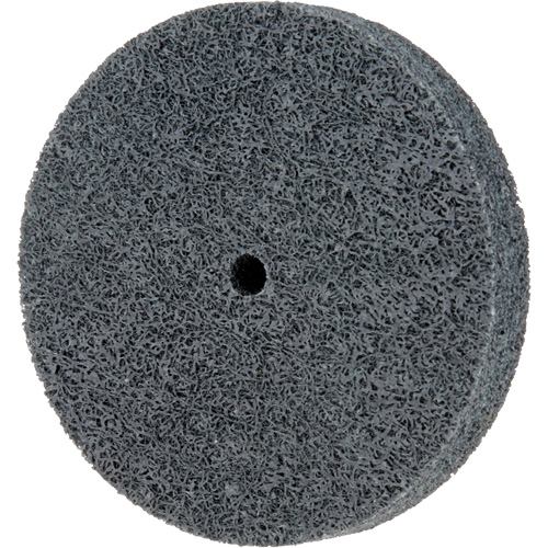 Standard Abrasives 500 Series Soft Density Unitized Wheels, 3" x 1/2", 1/4" Arbor, Fine Grit, Silicon Carbide Helyx Safety & Industrial Supplies