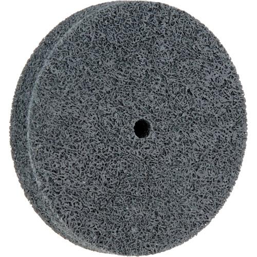 Standard Abrasives 500 Series Soft Density Unitized Wheels, 3" x 1/2", 1/4" Arbor, Fine Grit, Silicon Carbide Helyx Safety & Industrial Supplies