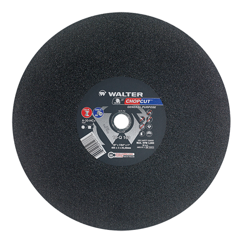 Meules &agrave; tronçonner Chopcut, 16" x 7/8", Arbre de 1", Type 1, Oxyde d'aluminium, 3800 Tr/min Helyx Safety & Industrial Supplies