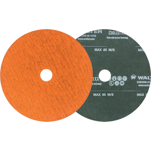 Disques en fibre - Coolcut XX, C&eacute;ramique, 36, 5" Dia x 7/8" Arbre Helyx Safety & Industrial Supplies