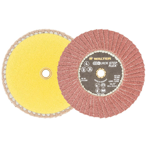QUICK-STEP FLEX, 5" x Type 29, Grain 60, Oxyde d'aluminium Helyx Safety & Industrial Supplies
