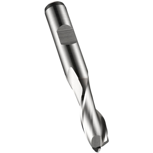 Square End Slot Drill, 1/4" Dia., 66 mm L, 10 mm Shank, High Speed Cobalt Helyx Safety & Industrial Supplies