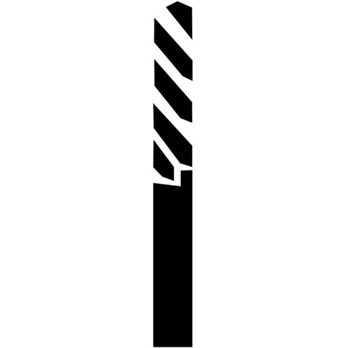 Through-Hole Carbide Tipped Drill, 1/4" Diameter Helyx Safety & Industrial Supplies