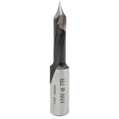 Through-Hole Carbide Tipped Drill, 7 mm Diameter Helyx Safety & Industrial Supplies