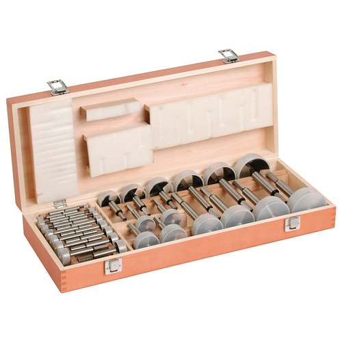 Woodpecker Forstner Bit Kits in a Wooden Box, 29 Pieces, High Carbon Steel Helyx Safety & Industrial Supplies