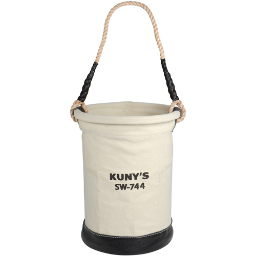Heavy-Duty Buckets, 11" L x 11" W x 16" H, Canvas, Beige Helyx Safety & Industrial Supplies