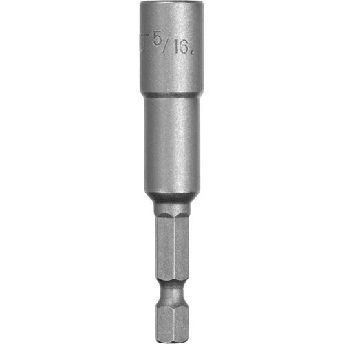 Nut Driver, 5/16" Tip, 1/4" Drive, 2-9/16" L, Magnetic Helyx Safety & Industrial Supplies