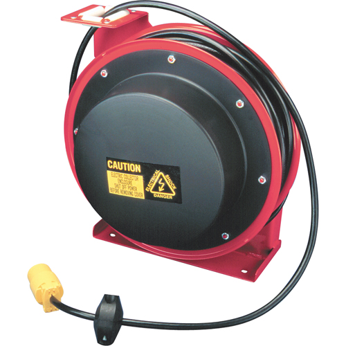 Enrouleurs de c&acirc;ble, 50', SJTOW, Calibre de 16/3, 13 A Helyx Safety & Industrial Supplies