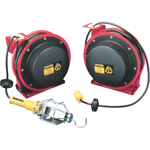 Enrouleurs de c&acirc;ble, 50', SJTOW, Calibre de 16/3, 13 A Helyx Safety & Industrial Supplies