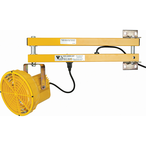 Lampes pour les quais, Bras 24", 50 W, Ampoule Sodium haute pression, Polycarbonate Helyx Safety & Industrial Supplies