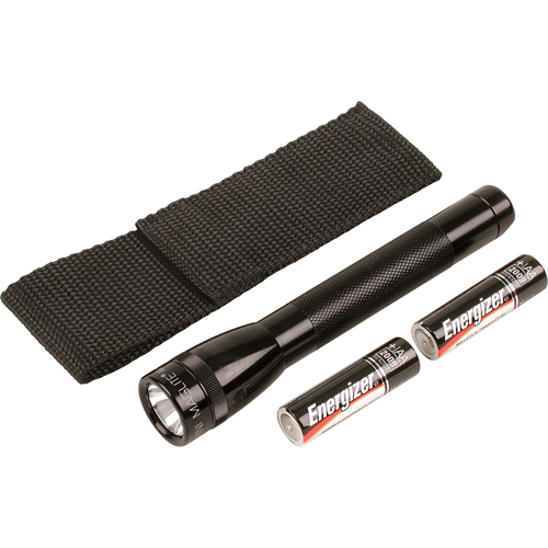 Mini&reg; Flashlights, Incandescent, 14 Lumens, AA Batteries Helyx Safety & Industrial Supplies