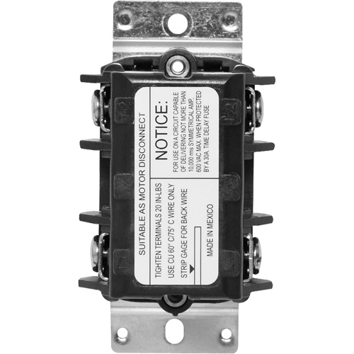 Single Phase Double Pole Disconnect Switch Helyx Safety & Industrial Supplies
