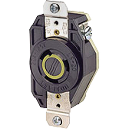 Single Flush 2-Pole 3-Wire Grounding  Receptacle Helyx Safety & Industrial Supplies