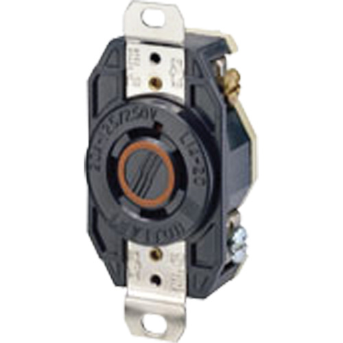 Single Flush 3-Pole 4-Wire Grounding Receptacle Helyx Safety & Industrial Supplies