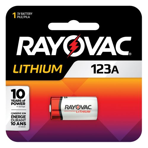 Batterie au lithium, 123, 3 V Helyx Safety & Industrial Supplies