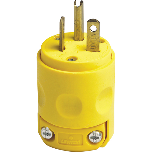 Fiche de mise &agrave; la terre, Plastique, 20 A, 250 V Helyx Safety & Industrial Supplies