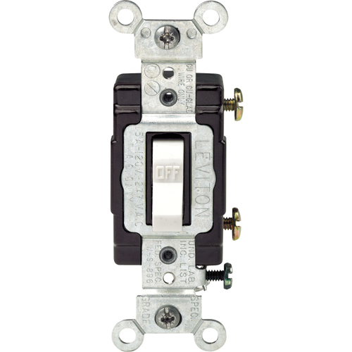 Commercial Grade Single Pole Toggle Switch Helyx Safety & Industrial Supplies