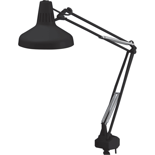 LAMPES DE TRAVAIL COMBIN&eacute;ES ROBUSTES, 22/60 W, Fluorescent/Incandescente, Col 45", Noir Helyx Safety & Industrial Supplies