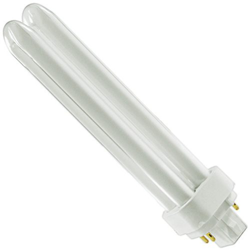 Ampoules fluorescentes compactes, T4, 26 W, 3500 K, Base G24Q-3, 12 000 h Helyx Safety & Industrial Supplies