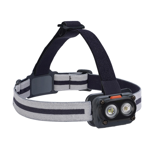 Lampe frontale robuste Hardcase, DEL, 325 lumens, 6,5 hres de fonctionnement, piles AA Helyx Safety & Industrial Supplies