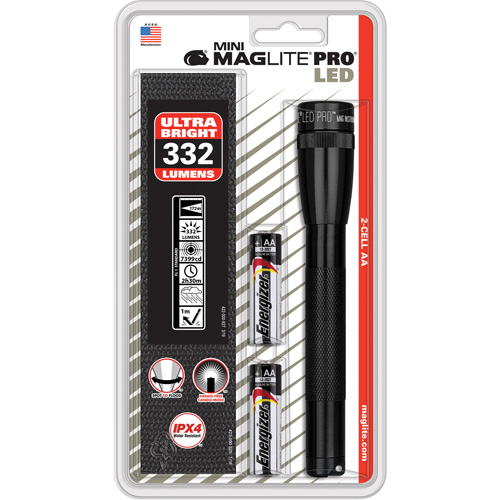 Mini&reg; PRO Flashlight, LED, 332 Lumens, AA Batteries Helyx Safety & Industrial Supplies