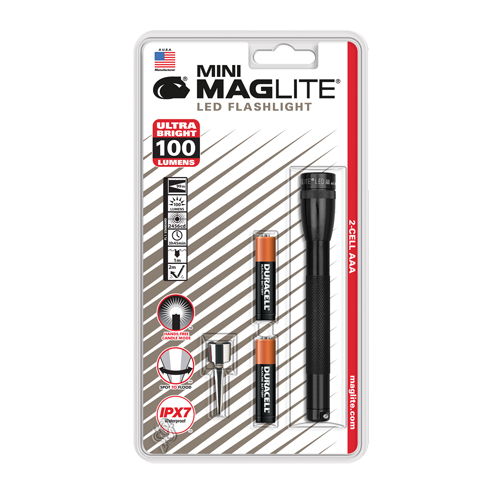Mini&reg; Flashlights, LED, 100 Lumens, AAA Batteries Helyx Safety & Industrial Supplies