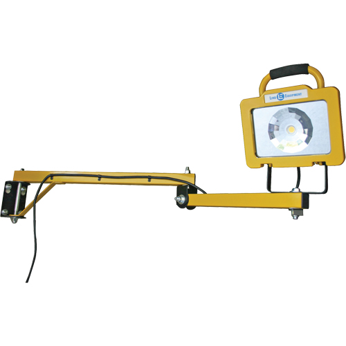 Lampe robuste pour quais, Bras 40", 38 W, Ampoule DEL, M&eacute;tal Helyx Safety & Industrial Supplies