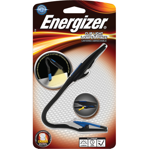 Clip Light, LED, 11 Lumens, CR2032 Batteries Helyx Safety & Industrial Supplies