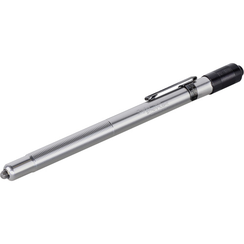Lampe stylo Stylus, DEL, 11 lumens, Corps en Aluminium, piles AAAA, Compris Helyx Safety & Industrial Supplies